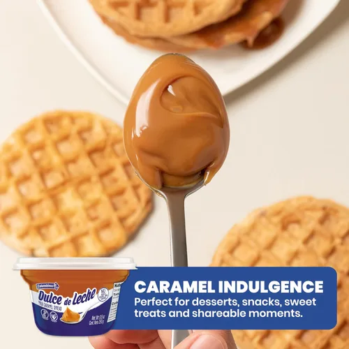 Vista 4 de Colombina Dulce de Leche - Salsa de caramelo, 6 mini paquetes, 1.7 onzas (paquete de 1)