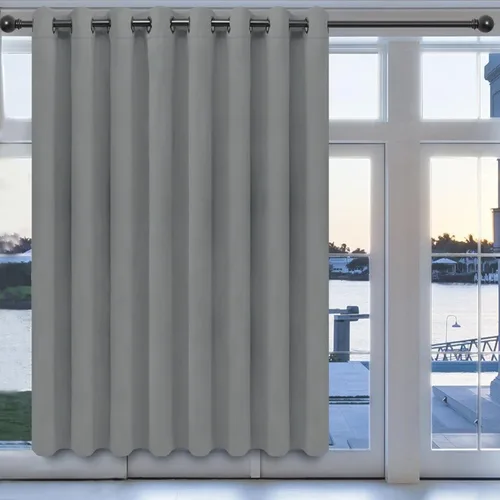 Vista 212 de Easy-Going - Cortinas opacas para dormitorio, aislamiento térmico sólido con ojales, cortinas de ventana para reducción de ruido, cortinas