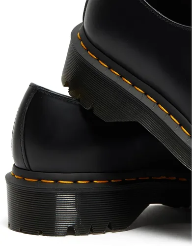Vista 2 de Dr. Martens Hombres 1461 Bex Liso, Negro liso