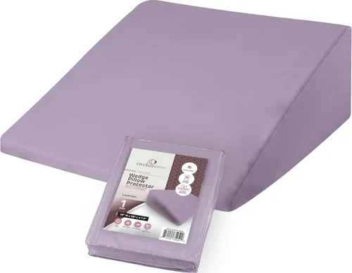 Vista 30 de CirclesHome Juego de 4 protectores de almohada estándar con cremallera, fundas de almohada transpirables 100% algodón, protegen las almohadas