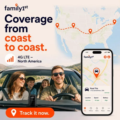 Vista 7 de Family1st Paquete compacto de rastreador GPS para vehículos, activos de automóviles y niños, seguimiento en tiempo real con aplicación, dispositivo