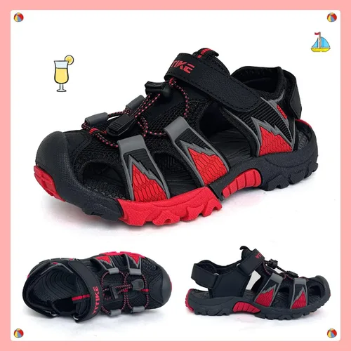 Vista 7 de VITUOFLY Sandalias para niños al aire libre senderismo deportes sandalias niñas piscina playa zapatos de verano zapatos de agua zapatillas