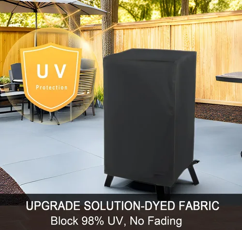 Vista 4 de NetttyPro - Funda para ahumador eléctrico de exterior Masterbuilt de 30 pulgadas, impermeable, resistente, cuadrada, vertical, para parrilla