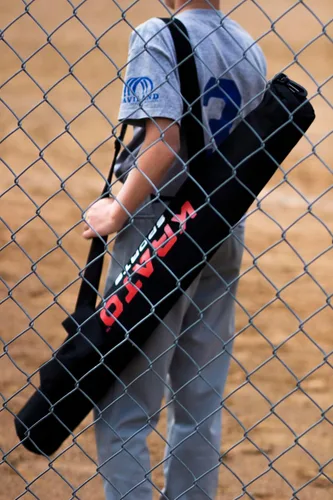 Vista 2 de KRATO - Mochila deportiva para bate de béisbol y sóftbol, equipo de bate de T-Ball, bolsa calentadora de bates para béisbol, mochila de béisbol
