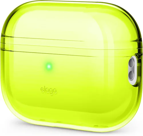 Vista 10 de elago Funda transparente compatible con AirPods Pro de 2ª generación, compatible con AirPods Pro 2, funda protectora, a prueba de golpes, carga Azul