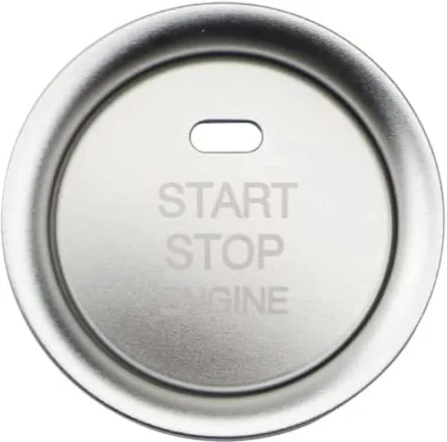 Vista 6 de Anillo de cubierta de botón de arranque de coche para Mazda 3 Axela M3 2014-2019 Botón de arranque de encendido Trim Ring Button Sticker