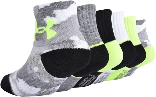 Vista 4 de Under Armour Paquete múltiple de calcetines impresos para niños