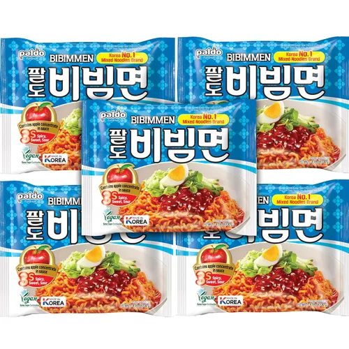 Vista 3 de Paldo Bibim Cold Noodle Instant Ramen 5