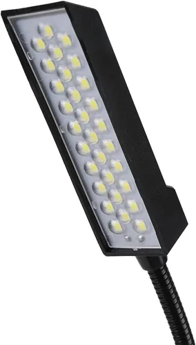 Vista 4 de Wal luz LED frontal, brazo flexible magnético multifuncional luz de trabajo, LED de luz diurna, luces de manualidades (enchufe de EE. UU. 110V)