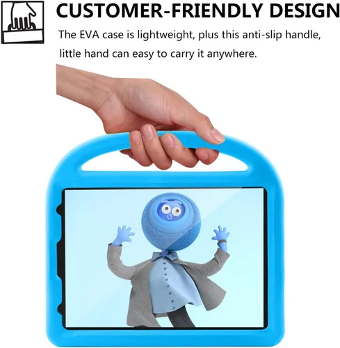 Vista 6 de Funda para niños para iPad Pro 11 2022/2021/2020 (4ª/3ª/2ª generación), a prueba de golpes, EVA, funda protectora [compatible con carga de lápiz]