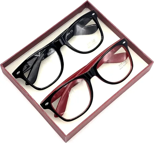 Vista 3 de Goson Lentes transparentes sin receta para mujeres y hombres