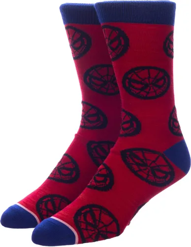 Vista 5 de Marvel The Avengers - Calcetines de personajes cómicos paquete de 5 10-13 multicolor Negro