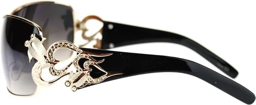Vista 4 de Gafas de sol Coy Metal Jewel de diseñador de moda para mujer