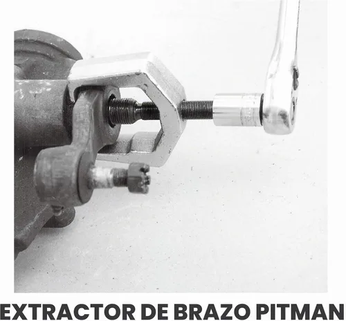Vista 4 de Powerbuilt Extractor de brazo Pitman de 1-3/8 pulgadas (34mm), para separar el brazo Pitman del engranaje de dirección, forjado en caída y tratado