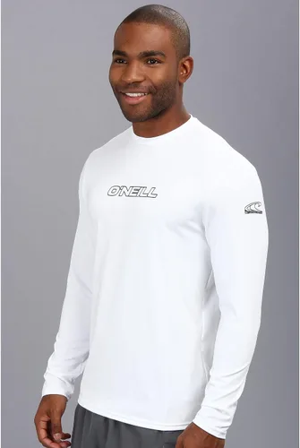 Vista 3 de O'Neill Wetsuits - Camiseta O'Neill Basic Skins, para el sol, con UPF 50+, de manga larga, para hombre