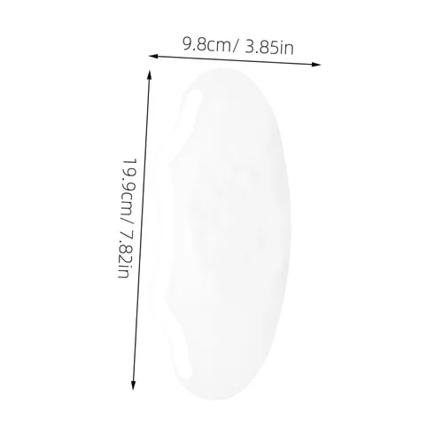 Vista 2 de 50 unids corte de pelo Escudo de ojos Salon Eye Shields Shower Face Hair Protector para corte de pelo