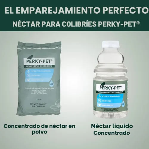 Vista 11 de Perky-Pet 203CPBN Comedero de vidrio para colibríes al aire libre con posaderos, foso de hormigas, protectores de abejas - Paquete de 1