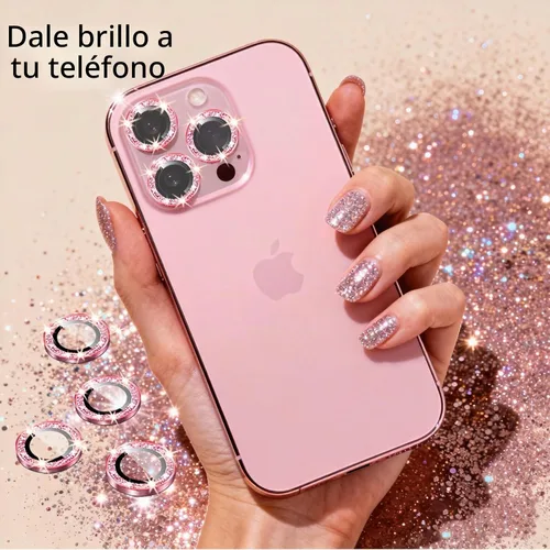 Vista 6 de Protector de lente de cámara compatible con iPhone 14 Pro Max, para Apple iPhone 14 Pro / 14 Pro Max, cubierta de cámara brillante