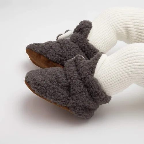 Vista 195 de Sawimlgy - Botines de algodón antideslizantes para recién nacido, con agarre, para cuna o para el invierno
