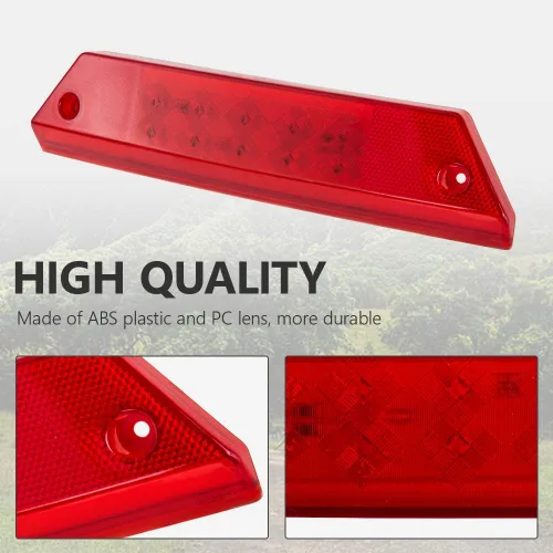 Vista 5 de Ranger - Luz trasera compatible con Polaris Ranger 500 700 800 900 2009-2016, repuesto OEM 2411099 (2411099 rojo)