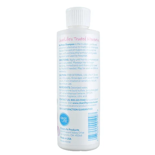 Vista 2 de No-Rinse Champú, 8 fl oz – Deja el cabello fresco, limpio y con olor, fórmula sin enjuague