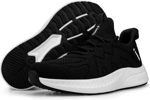 Vista 5 de Feethit Tenis de correr para mujer, ligeros, antideslizantes, cómodos, a la moda