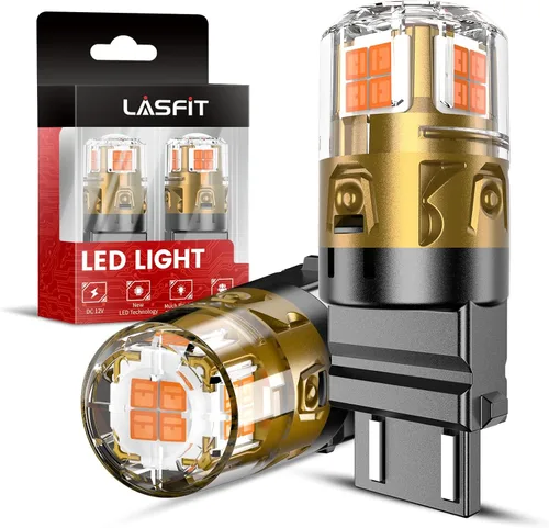 Vista 13 de LASFIT Bombilla LED de 194 color rojo 168 T10 192 2825 W5W Canbus sin errores, sin polaridad, 400 lúmenes, extremadamente brillante para luz