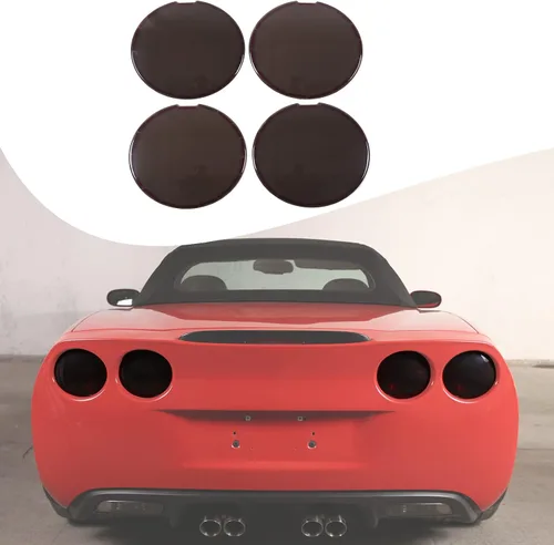 Vista 11 de Lcojicep Funda de cubierta de luz de freno trasera montada en alto para automóvil Compatible con Chevrolet Corvette C6 2005-2013, parche decorativo
