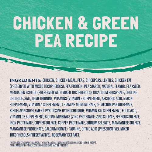 Vista 3 de Comida seca para gatos Natural Balance, con ingredientes limitados, azules & púrpuras