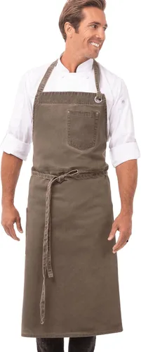 Vista 23 de Chef Works Delantal con pechera unisex Dorset Chefs