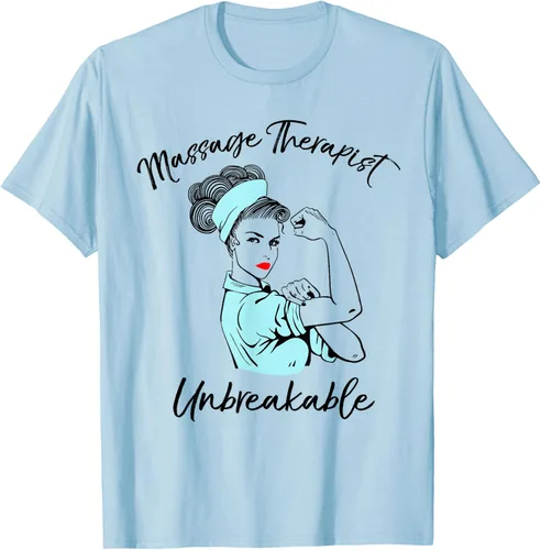 Vista 48 de Camiseta de masaje irrompible para terapeuta de masaje, Blanco, S