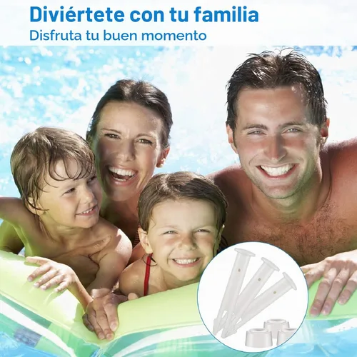 Vista 7 de Shappy - 36 pines de plástico para juntas de piscina con sellos, 2.16