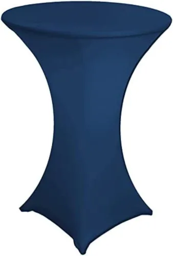 Vista 19 de 30 x 42 Inch Highboy Cocktail Stretch Spandex Table Cover (4, Baby Blue)