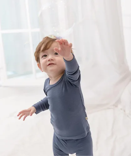 Vista 5 de AVAUMA pijama de manga corta para recién nacido, para niños, niñas, de ajuste cómodo