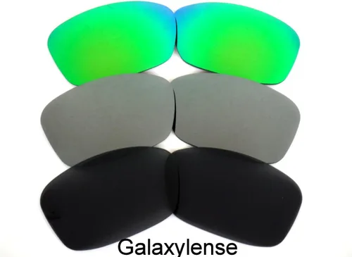 Vista 2 de Lentes de repuesto Galaxy para Oakley Hijinx color gris ceniza, polarizado, 100% UVAB