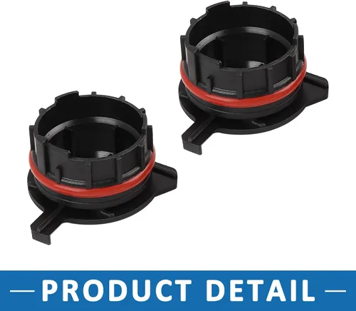 Vista 6 de H7 Soporte de retención de base de adaptador de faros LED para BMW 540i 1997-2000 (juego de 2)