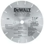 Vista 3 de DEWALT Hoja de sierra circular, 7 1/4 pulgadas, 16 dientes, corte de metales (DW3330)