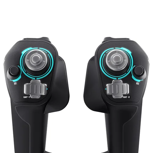 Vista 7 de Turtle Beach VelocityOne Flight Universal Control System - Xbox Series X Xbox Series S Xbox One Windows 10 11 PCs with Yoke Handle Throttle