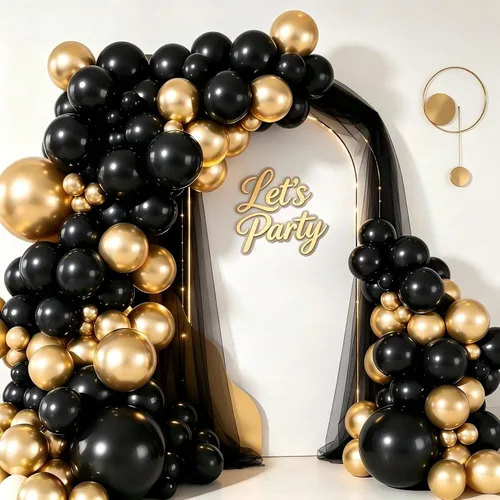 Vista 19 de Decoraciones de fiesta de regreso a clases, kit de arco de guirnalda de globos arcoíris con globos de aluminio de manzana para graduación, primer
