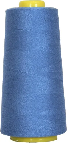 Vista 23 de Threadart Hilo Serger - Costura Poliéster - 2750 Yard Cono 40/2 - Aguamarina Polyester serger thread for overlock sewing, seams and garment