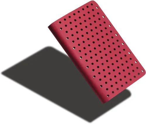 Vista 2 de Classic 360 Air Series, Tamaño: Bolsillo, Color: Rojo, Papel: Puntos, Cuaderno de tapa blanda, diario encuadernado suave, 3.5 "x 5.5 ", 128 hojas