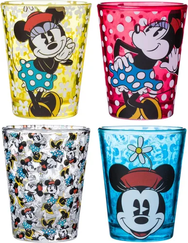 Vista 11 de Silver Buffalo Disney Una película Goofy - Juego de 4 mini vasos con personajes de Goofy, Max Goof, Roxanne y Bobby Zimuruski, 1.5 onzas