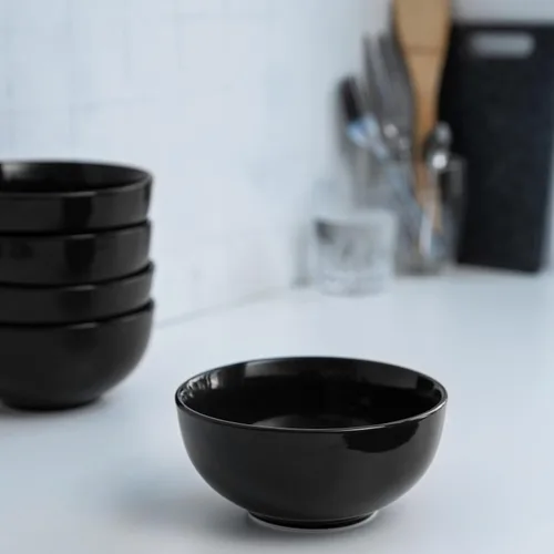 Vista 5 de KooK Tazones de sopa, cuenco para cereales, cerámica, cuencos para cocina, microondas, lavavajillas y congelador, platos de porcelana para pasta