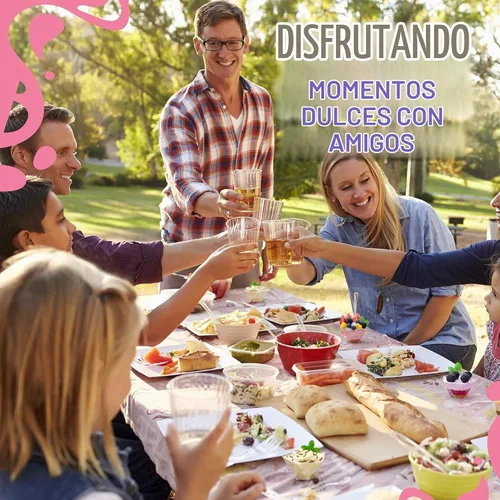 Vista 6 de Exquisitas mini tazas de postre con cucharas, 200 tazas de postre