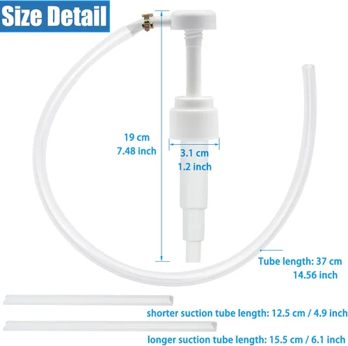 Vista 4 de Bentolin Bomba de Fluido para Botellas Estándar de 0.9 litros - Bomba de Lubricante de Engranajes con Adaptador de Tercera Mano, Transfiere Aceite