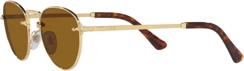 Vista 3 de Persol PO2491S - Gafas de sol redondas, PlateadoAzul claro