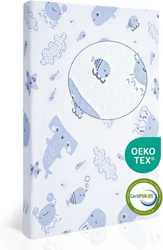 Vista 9 de Colchón triple para empacar y jugar, espuma viscoelástica suave y firme de doble cara Portátil, suave, transpirable, bolsa de transporte, funda