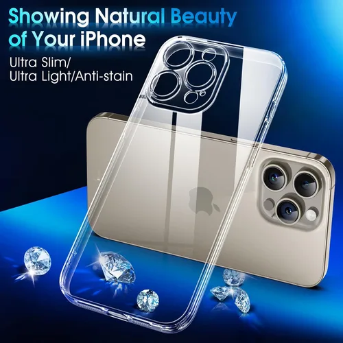 Vista 518 de Supdeal Funda cristalina transparente para iPhone 11, [No se amarillea] [Protección de la cámara] [Probado contra caídas de grado militar] Funda