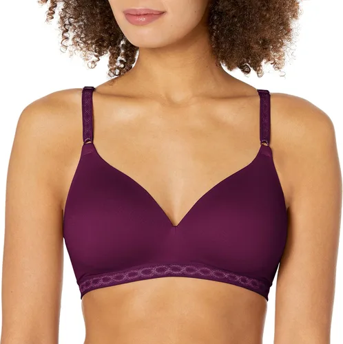 Vista 4 de Warner's - Brasier cómodamente suave y ligeramente forrado sin aros Simply Perfect para mujer Rm1691t