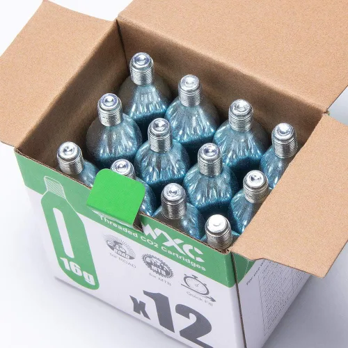 Vista 6 de CXWXC 16g / 25g Threaded CO2 Cartridges for Bike Tires